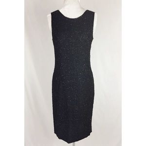 JMD New York Black Sequin Dress Small